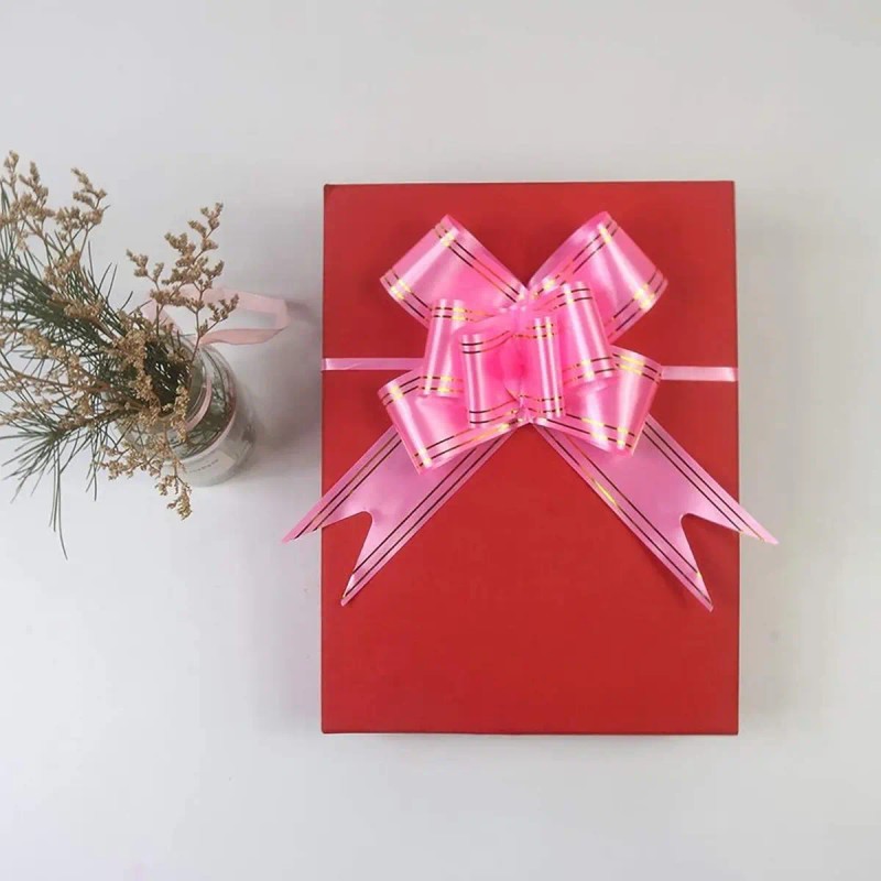 Q Moños De Regalo Grandes Metálicos Con Listón Mágico 200