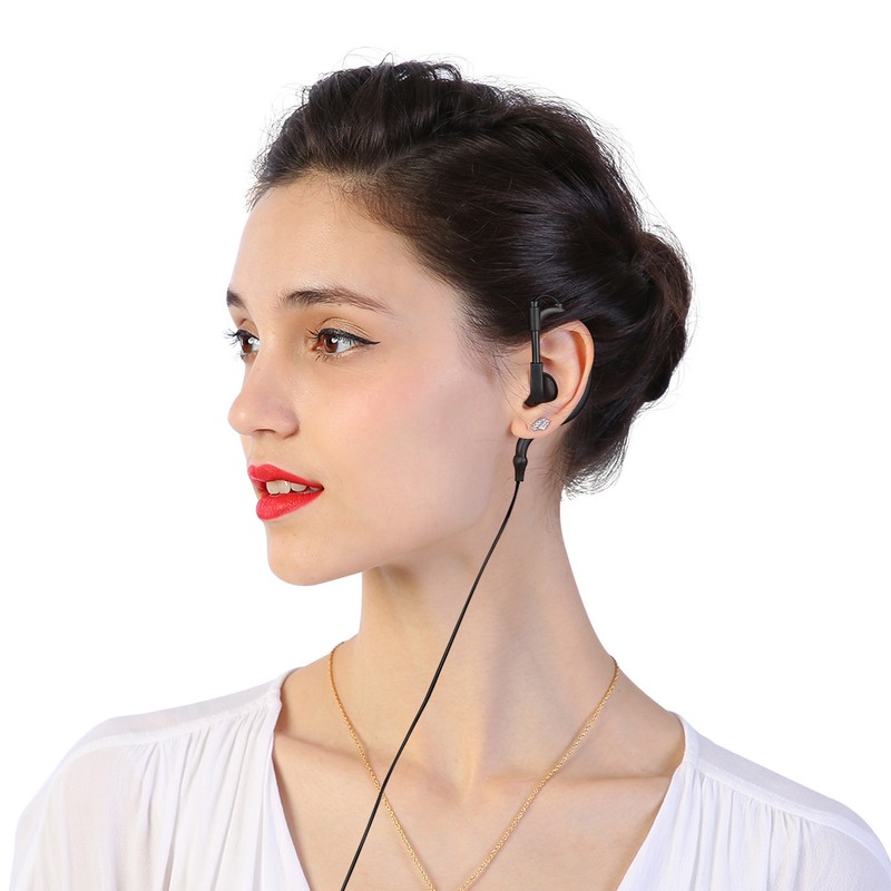 APX7000 G shape Ear hook Microphone Earpiece for Motorola DP4800