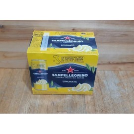 S.Pellegrino 6 CANS: SANPellegrino SPARKLING ITALIAN Water LEMON 11.15 oz LIMINATA KOSHER
