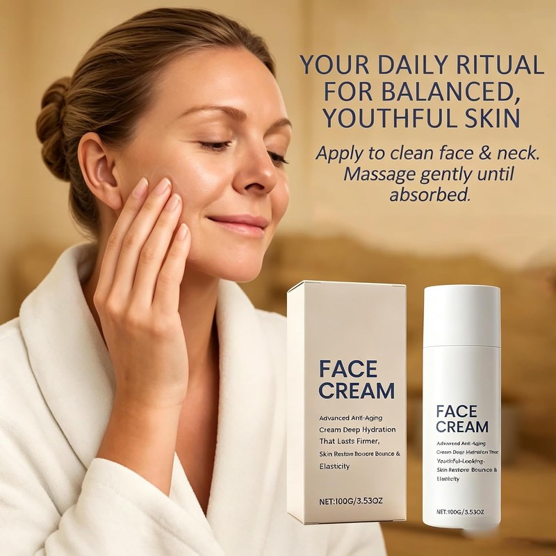 Face Cream, Intensive Hydrating Moisturizer to Visibly Firm (1 Pcs)