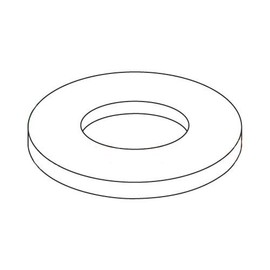 #6 X 5/16" X .093 Flat Washers/Nylon/Natural/Outer Diameter: 5/16" / Thickness: .093" (Carton: 5,000 pcs)