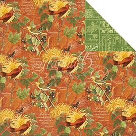 Graphic45 November Flourish, Pack of 10,