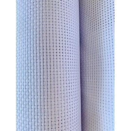 White 16 Count Aida Cross Stitch Fabric Different Sizes (10x10" (2 Pieces))