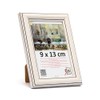 3-B Bari Rustic Picture Frame, 9 x 13 cm, White