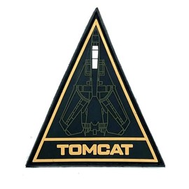 F-14 Tomcat PVC Triangle Patch, 4 inch