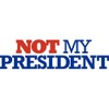 CafePress NOT My President Rectangle Bumper Sticker Car Decal
