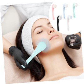 MERRYHAPY Facial Cleansing Brush Set 5 Pieces Detachable Head Face Exfoliator Brush Cleanser for Face Face Sc Manual Cleansing Tools