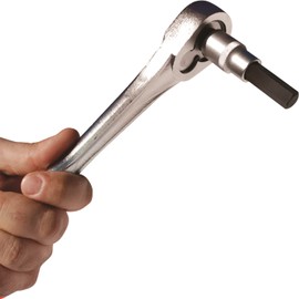 BONDHUS No. 43674 Hex Socket Bit 0.4 inches (9 mm), Insertion Angle: 0.4 inches (9.5 mm), Total Length: 2.6 inches (66 mm), Bit Length: 5.9 inches (150 mm), Black Dyed