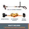 Worx GT Revolution 20V 12" String Trimmer Grass Trimmer/Edger/Mini-Mower, WG170.9