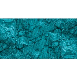 Rock Wall Aquarium Background Underwater Turquoise Rock Fish Tank Background Hierarchical Rock Stone Wall Reptile Tank Background Turquoise Rock Pattern Reptile Enclosure Background Wallpaper 36x20in