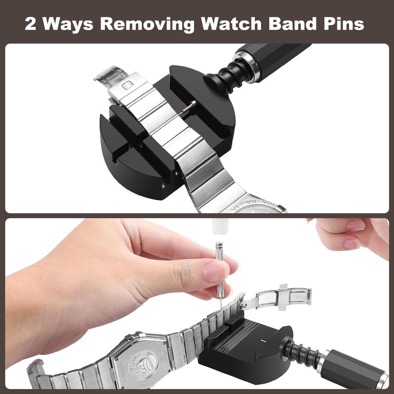 BYNIIUR Watch Link Removal Kit, Watch Adjustment Band Resizing Tool