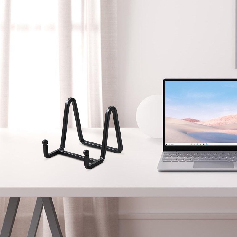 Plate Holder Easel Display Stand - 3 inch Metal Plate