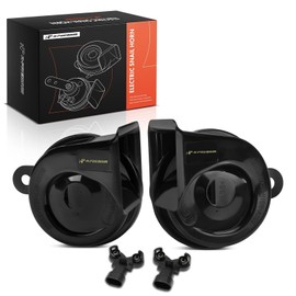 A-Premium Snail Horn Compatible with Buick Enclave, LaCrosse, Regal, Park Avenue, with 2 Wire Connectors