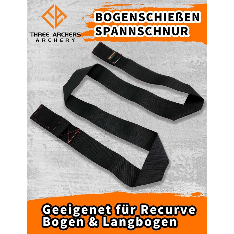 THREE ARCHERS Bow Tensioner Nylon Tensioning Cord for Recurve Bow