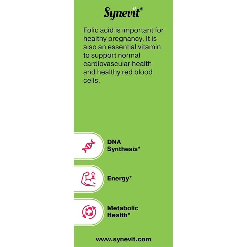 Synevit SYNFOLINE®: Methyl Folate & Iodine Supplement for Cellular Health,