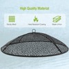 REDCAMP 36Inch Fire Pit Spark Screen, Collapsible Fire Pit Screen