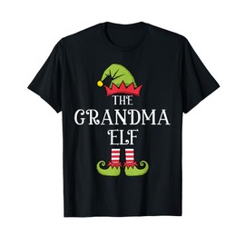 The Grandma Elf Funny Christmas Family Matching T-Shirt