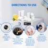 USKICH Washing Machine Cleaner Descaler 40 Pack-Deep Cleaning Tablets For