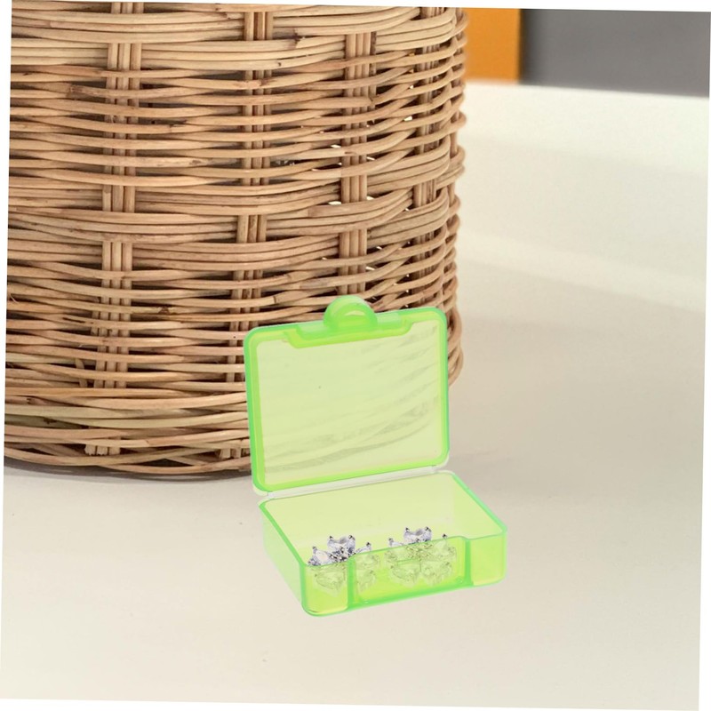 Hohopeti 3pcs Transparent Storage Box Set Clear Plastic Organizing Containers