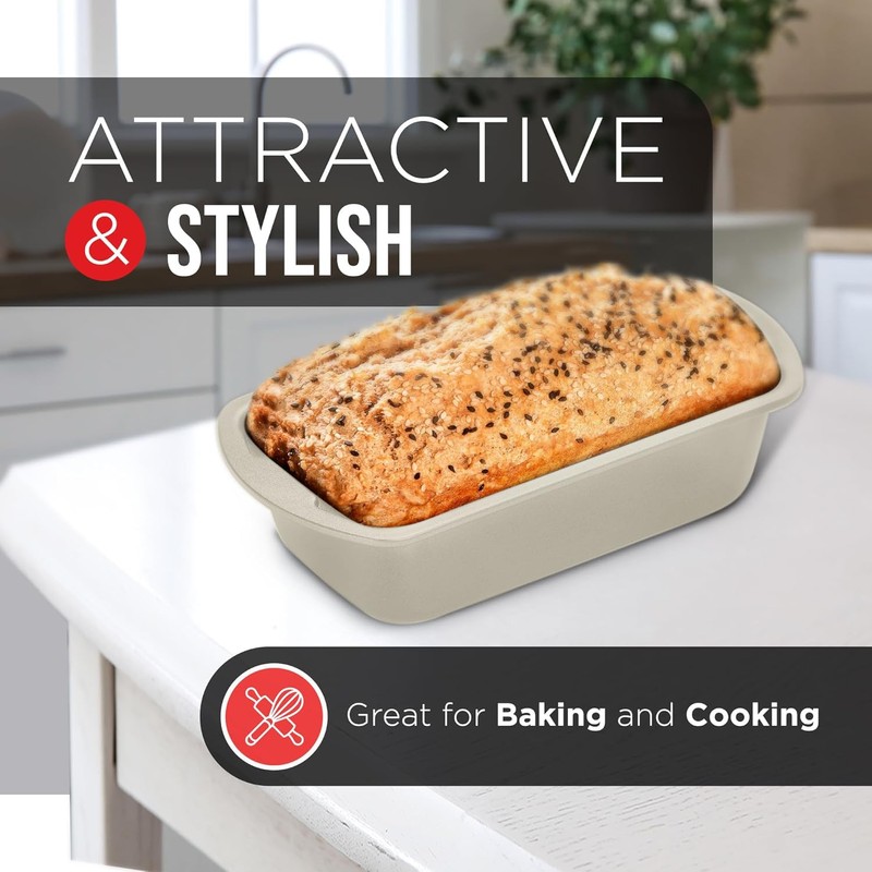 Nonstick Loaf Pan Set Pack of 4, Carbon Steel 11"
