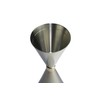 Mr Slim Jigger Silver Cocktail Measuring Cup 60-90ml Made in