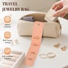 LOOHOI Mini Travel Jewelry Bag, Portable Jewelry Travel Pouch with