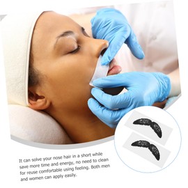 Beavorty Beard Protective Stickers 20Pcs Nose Hair Removal Stickers Portable Depilation Supplies