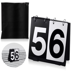 Sonwyoung Over Net Portable Scoreboard Keeper Tennis Scoreboards Flipper for Volleyball Basketball Tennis Table Tennis Outdoor(Numbers 0-9)