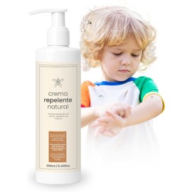 Crema Repelente Natural 250 ml – Protección contra Moscos y Zancudos hasta 6h – Con Citronela y Eucalipto – Vegana, Cruelty-Free, Biodegradable y Dermatológicamente Probada – Apta para Toda la Familia