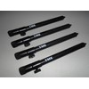 TMC 4 x Aluminium Bank Sticks 20-35 cm's. Rod Rests,
