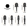 sourcing map 12Pcs Swaging Tool Drill Bit Set HVAC Repairing
