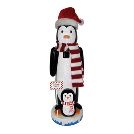 Santa's Workshop 70776 Np Penguins Nutcracker, 14"