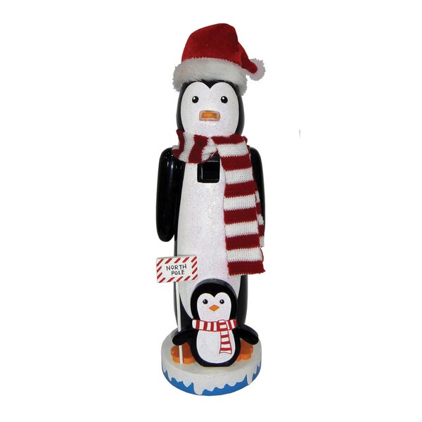 Santa's Workshop 70776 Np Penguins Nutcracker, 14"