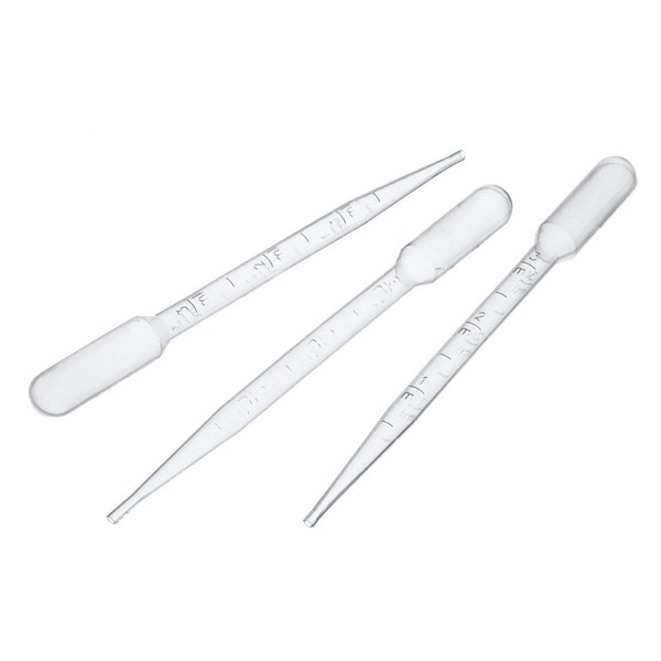 (50 Pack) ASR Outdoor Plastic Dropper Pipette Gold Panning 5.5