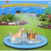 LATERN Alfombrilla de salpicaduras para niños y perros, 170 cm,