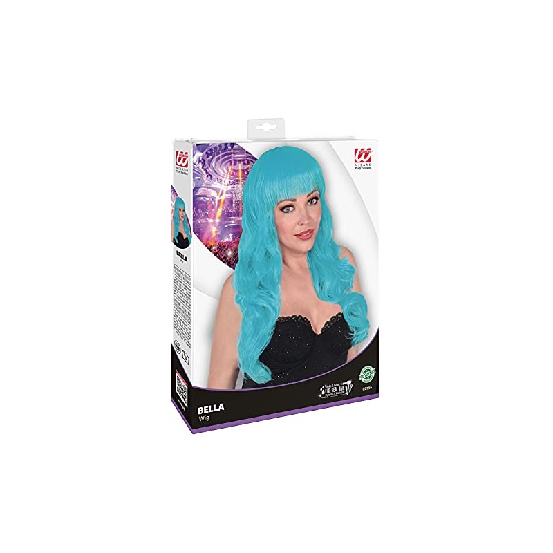 Widmann S.R.L. Women's Azure Blue Wig
