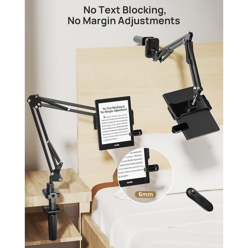 Bongogoo Kindle Holder with Remote Page Turner – Kindle Stand