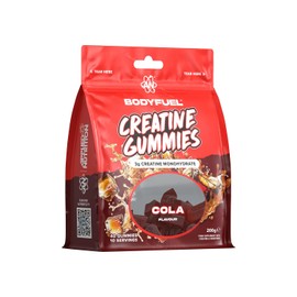 Applied Nutrition BodyFuel Creatine Gummies - 3g Creatine Monohydrate per Serving, Chewable Creatine Gummies for Strength Power & Performance Support (200g – 40 Gummies - 10 Servings) (Cola)