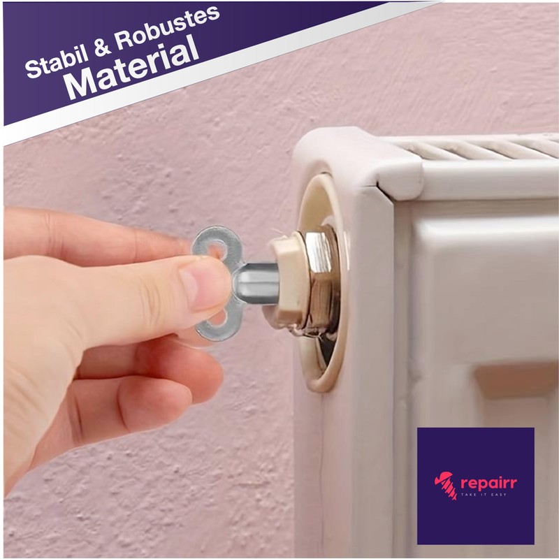 4 x radiator bleed keys: key for bleeding heaters –