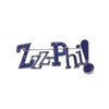 CENWA Zeta Phi Broche de diamantes de imitación Broche de