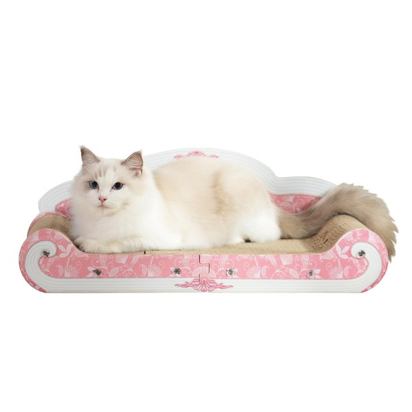 kidding pets Cat Sofa Shape Scratch Pad for Large Medium