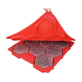 Shape+Store Shape+Store Burger Master Innovative 8-in-1 Burger Press & Freezer Container Makes 8 Quarter-Pound Burgers 32 Oz., Tasty Amazing Burgers, Easy-To-Clean & Dishwasher Safe