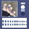BHIDENAW Nail Tips, 24 Pieces, Nail Tips, Short, Spring and