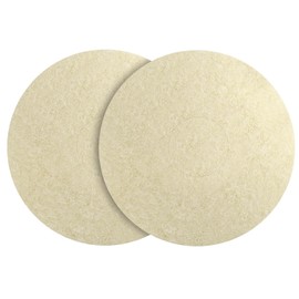 12" Polishing Pads fits for Oreck 550MC Orbiter Floor Machine,2 Pcs Polish Orbiter Pad 437.051 Fits for Countertop Orbital Polishing Machine,Tile, Concrete, Vinyl Floors – Polishing (White)