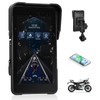 CAMECHO Motorcycle Carplay Navigation Screen with Wireless Carplay Android Car