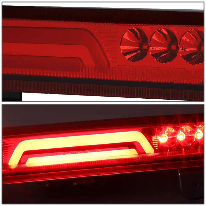 DNA Motoring 3BL-GMCD00-3D-LED-RD - Luz de freno trasera central de