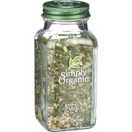 Simply Organic Garlic 'n Herb Certified Organic, 3.1-Ounce Glass Bottle
