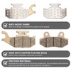 Mabutingti Brake Pads Front and Rear Sintered for Yama-ha Raptor