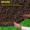 9TH SHOP No-Dig Landscape Edging Kit, 100FT Landscape Edging, 2
