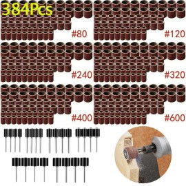 Unbranded Sanding Ring Set 384pcs: Perfect for DIY Projects/Furni